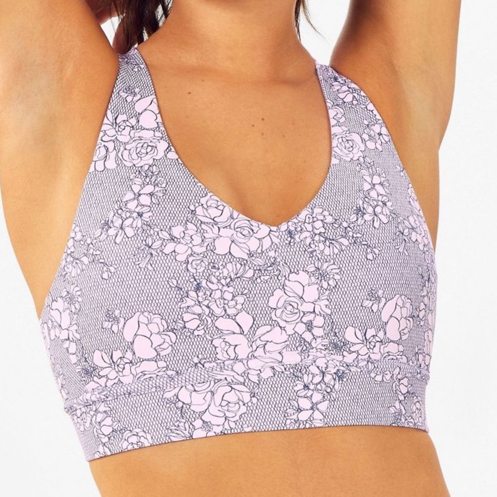 NWOT Fabletics Pink All Day Every Day Sports Bra